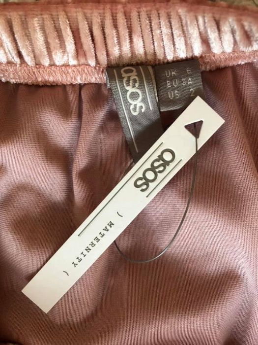 бархатная юбка для беременных новая Asos