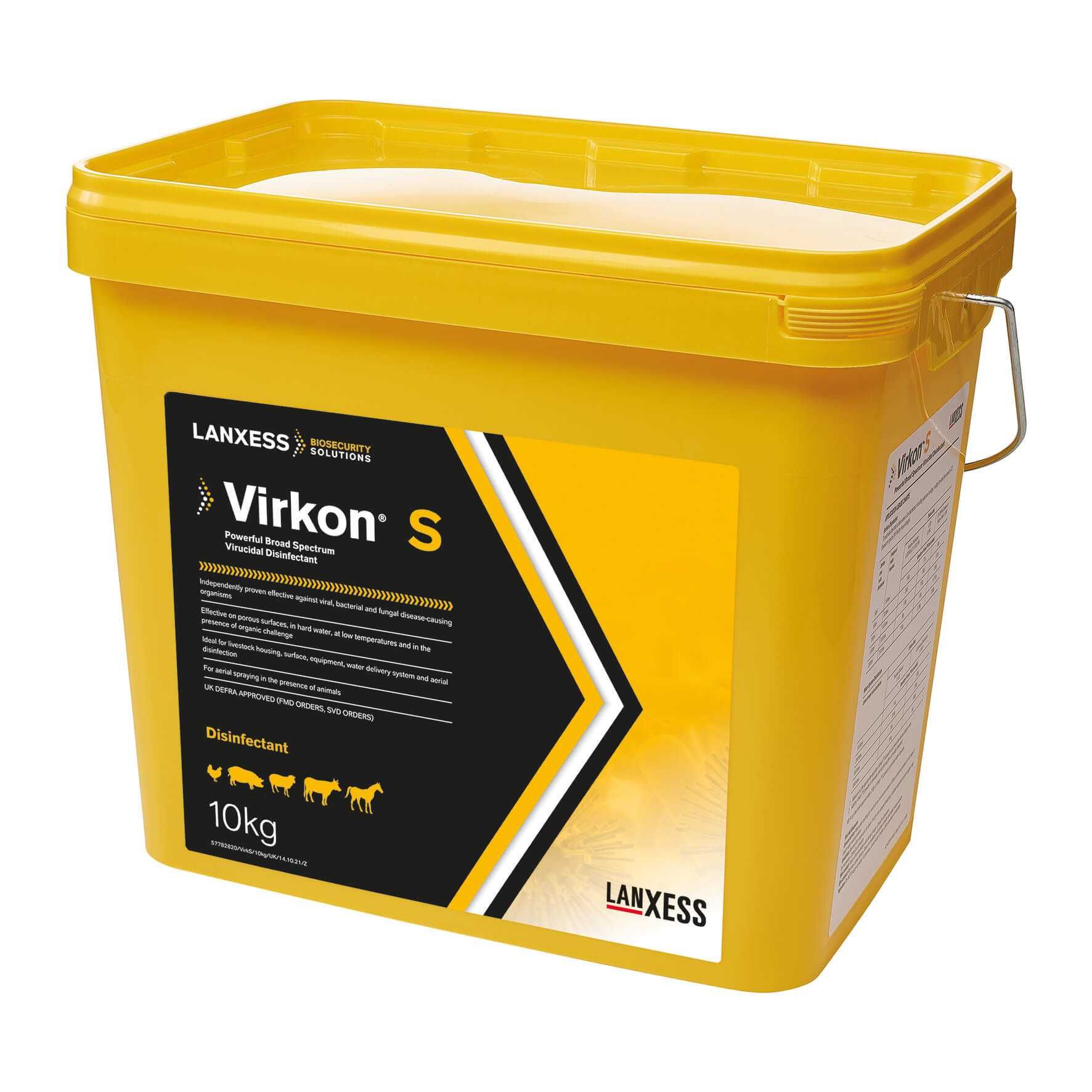 VIRKON S 10KG - środek do dezynfekcji w higienie weterynaryjnej+GRATIS