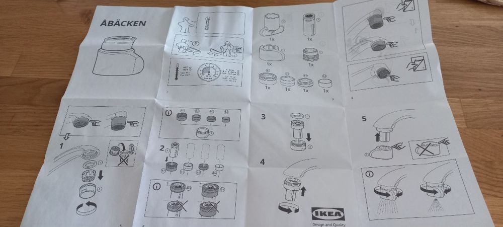 Dysza mgłowa do kranu Ikea