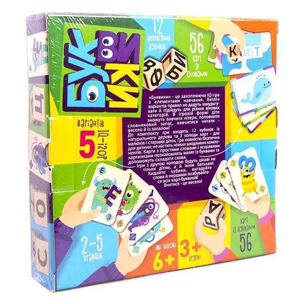 Игра Danko Toys Буквики (Укр) (G-BU-01U)