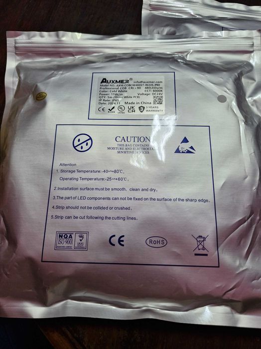 Fita leds 5 m cold white
