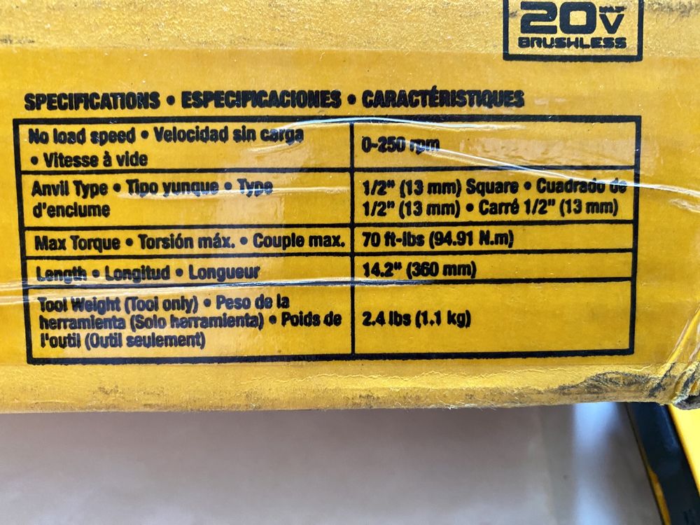 DEWALT DCF512 угловой гайковерт - трещетка