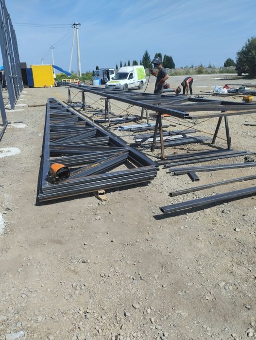 Ферми, металоконструкції,ангари, навіси, ворота. Виробництво, бригада,