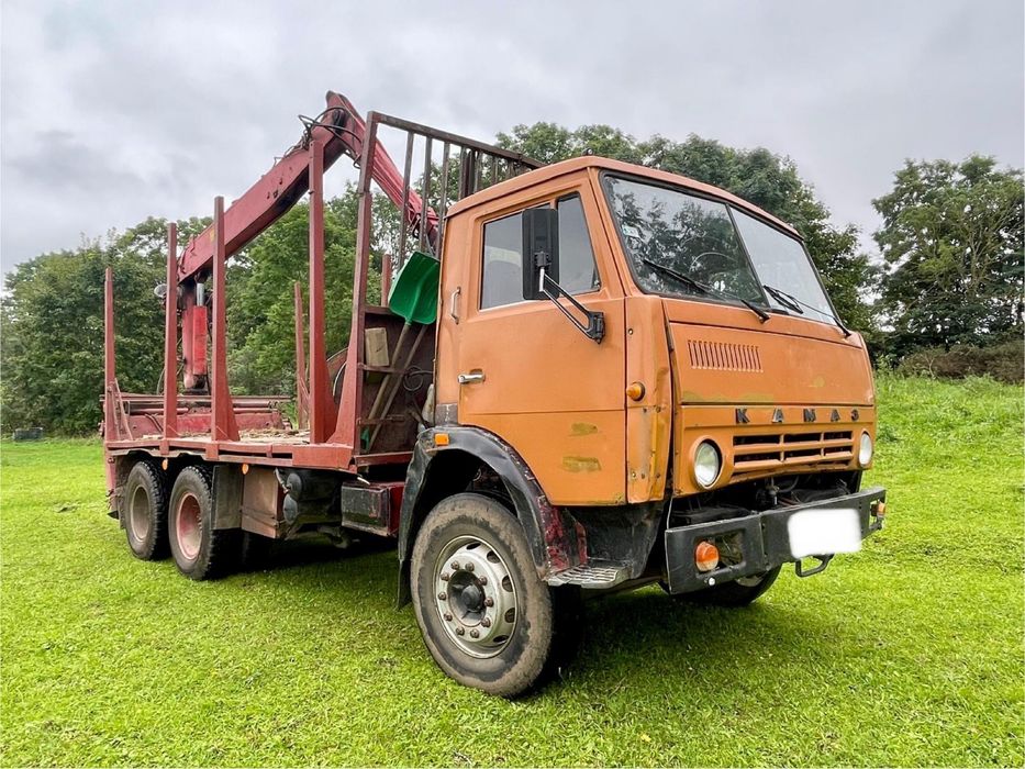 Kamaz 53212 z dźwigiem Hiab Jet 80