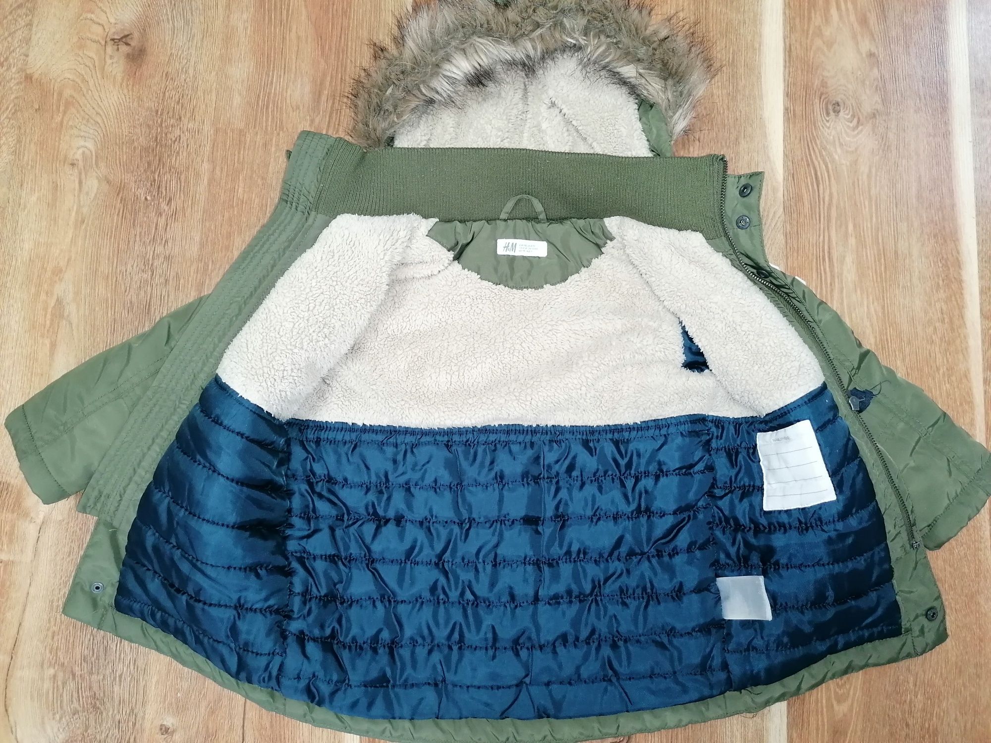 Парка утеплена h&m 4-5 років 110см