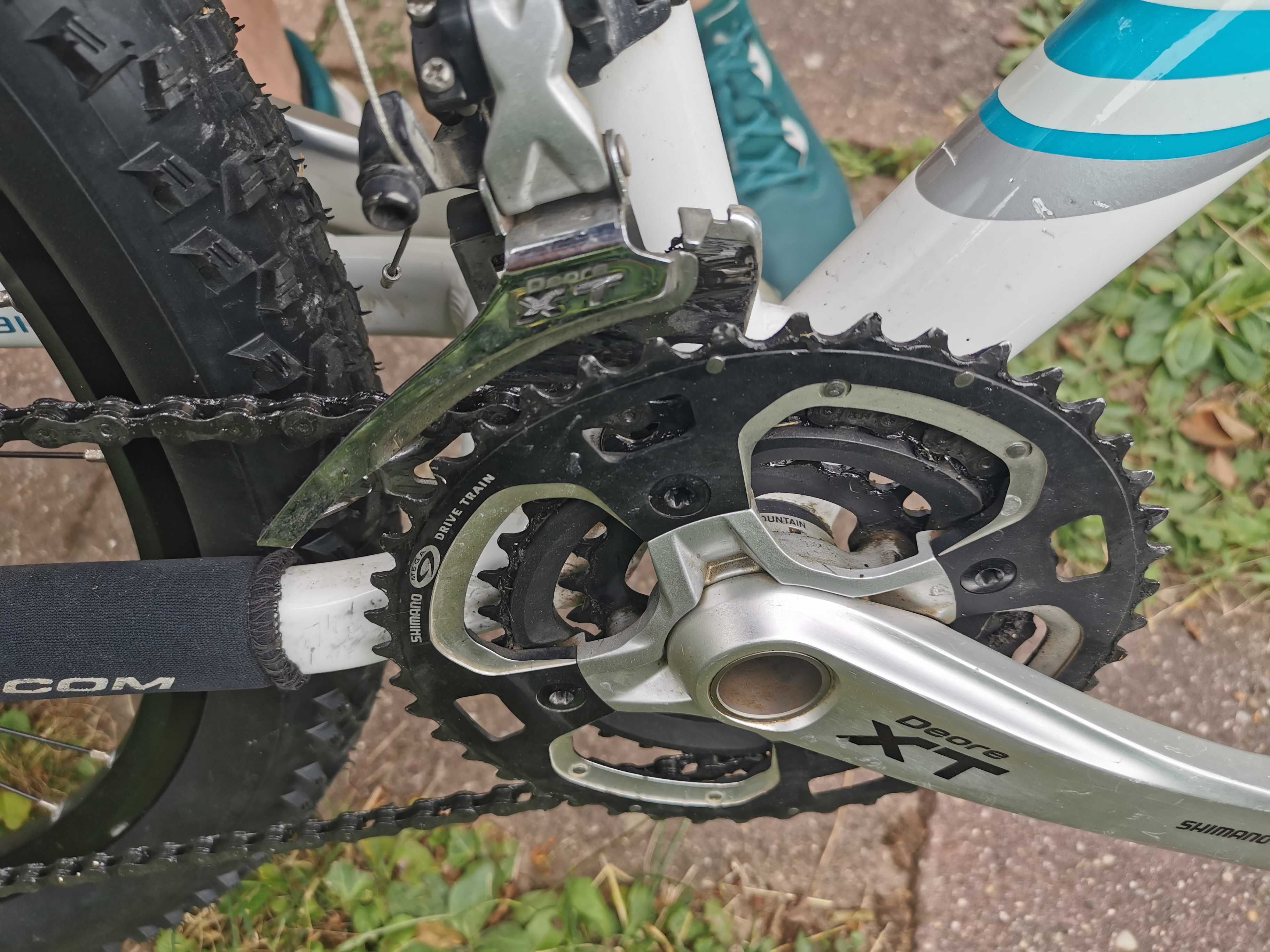 Rower MTB Ghost RT7500 Rama S DeoreXT FOX SQLab Damski Full