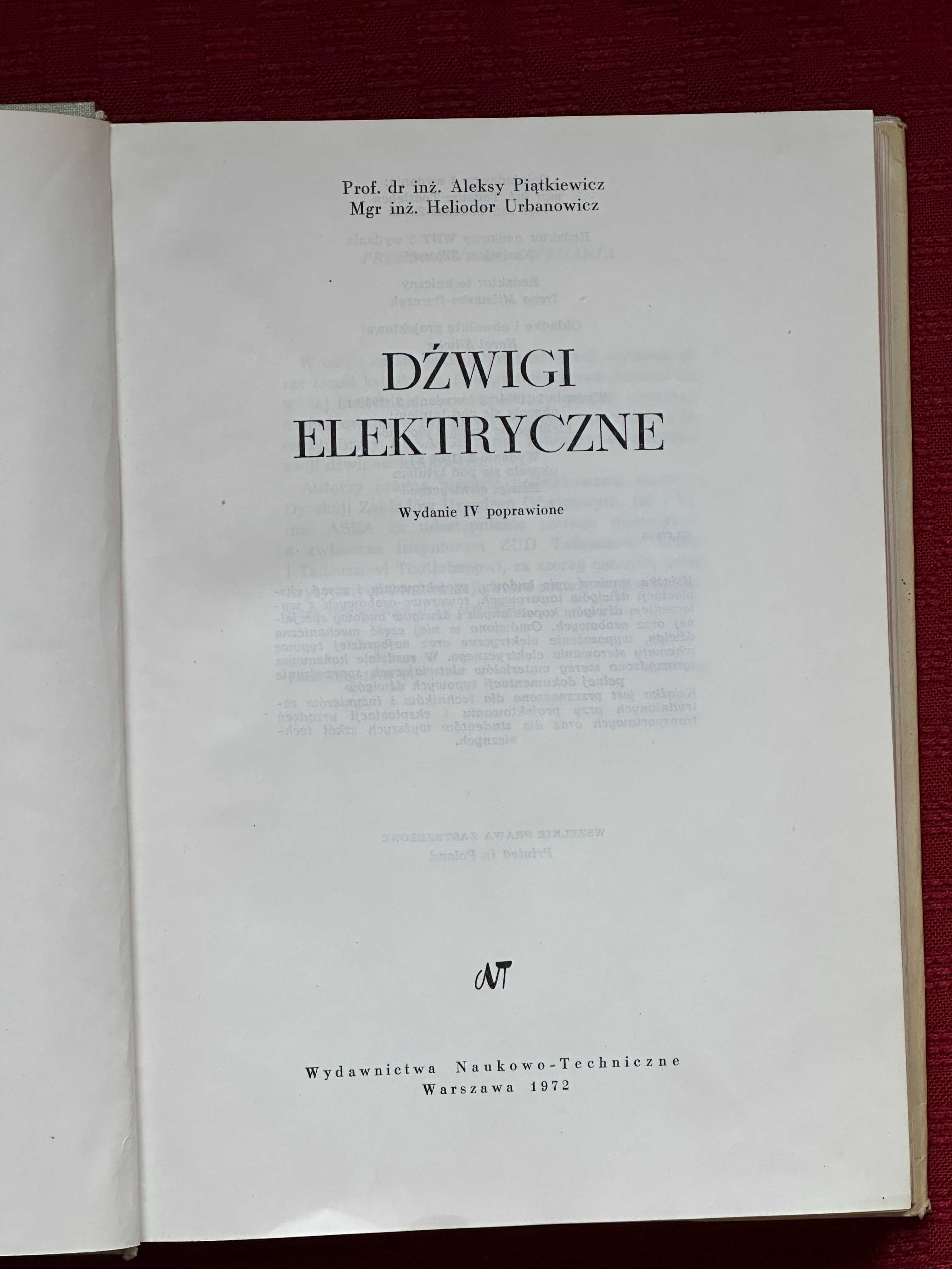 Dźwigi elektryczne