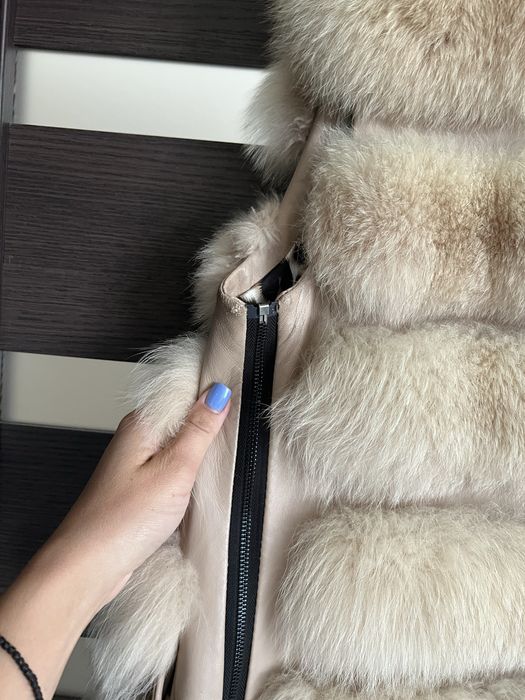 Песцовая жилетка