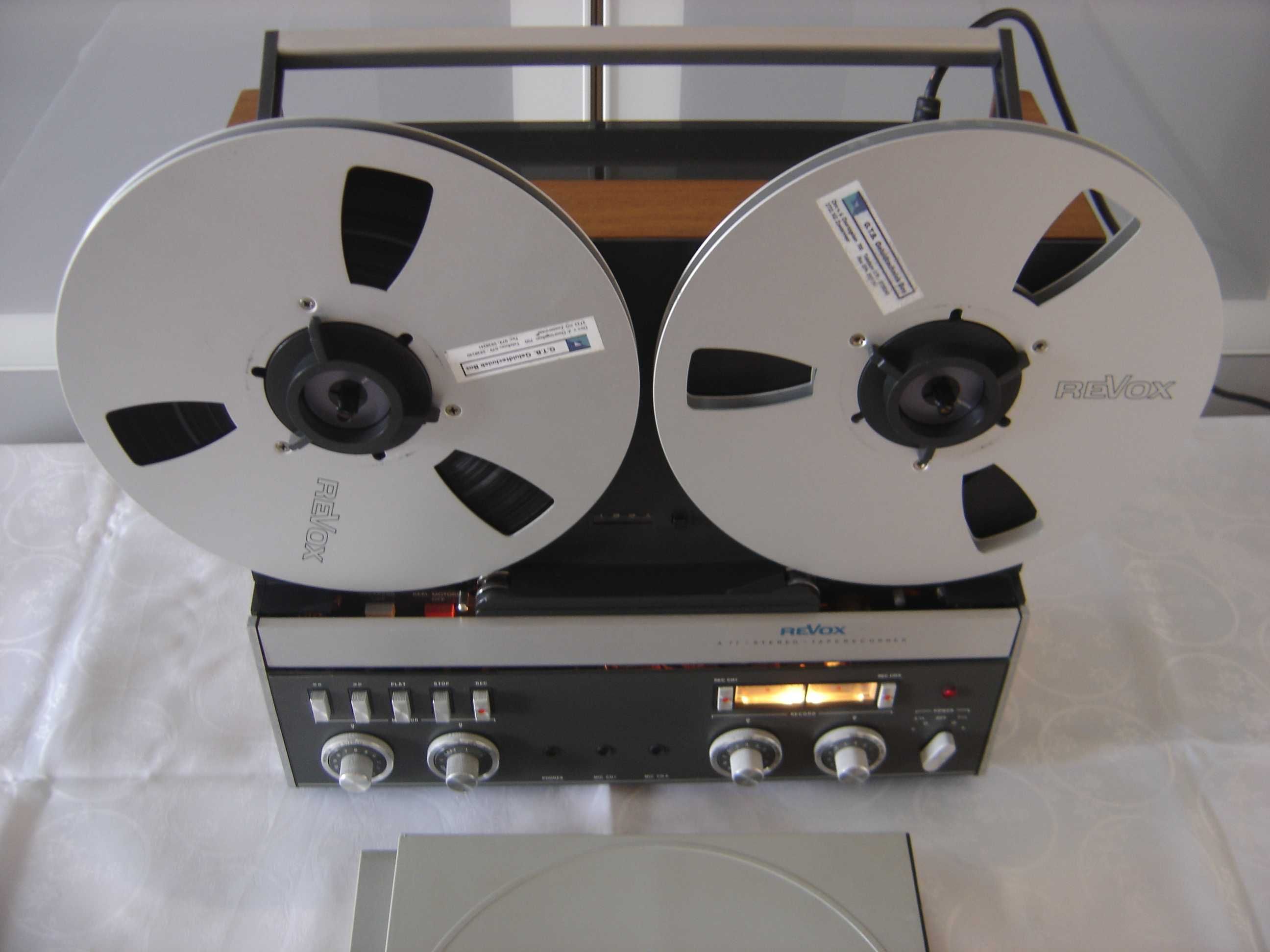 Revox A77 magnetofon szpulowy, zestaw