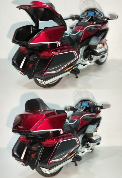 HONDA Gold Wing GL1800 модель мотоцикла 1:11 звук свет металл