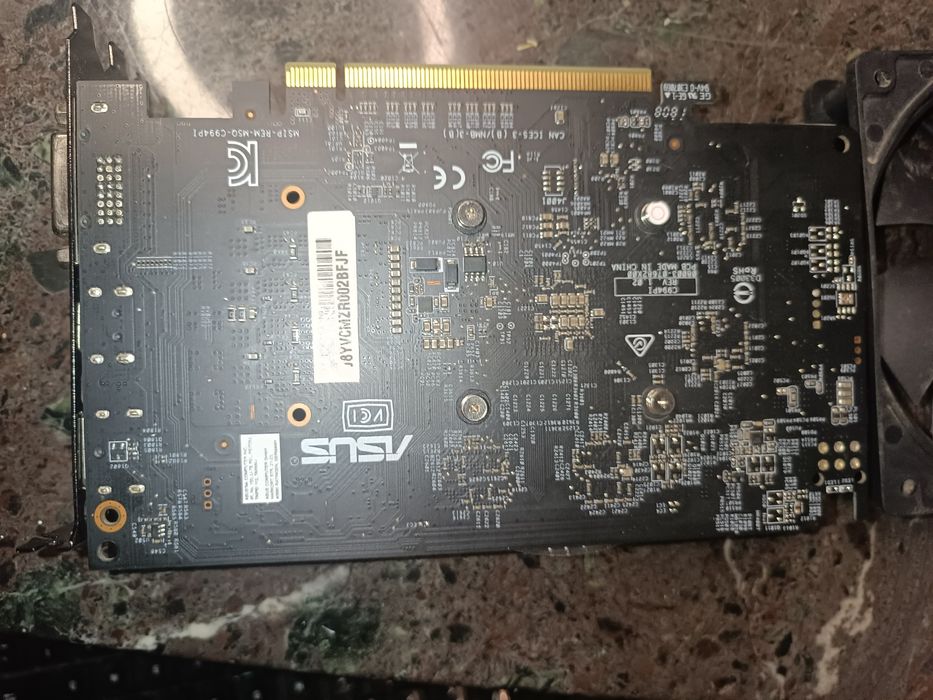 Ігрова відео карта asus Rx 550 4gb для пк системного блоку
