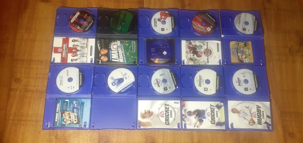 Duży zestaw gier sportowych playstation2