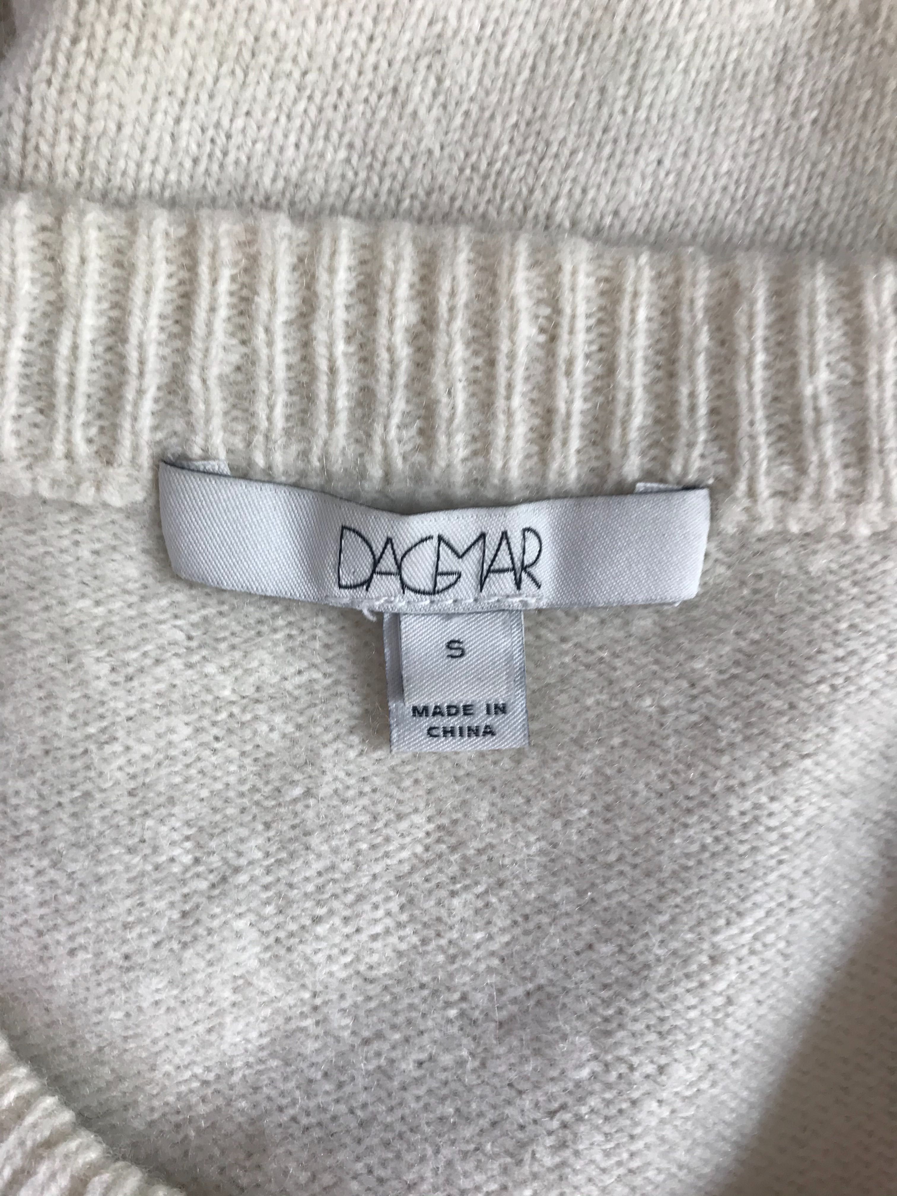 Dagmar sweter damski oversize wełna S