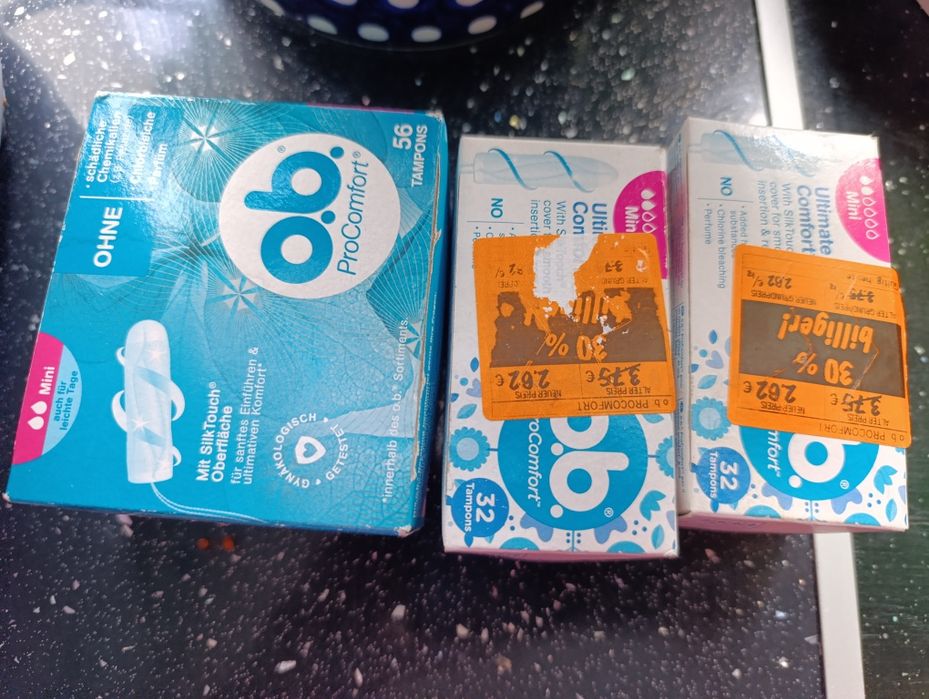 Zestaw tamponów Ob mini