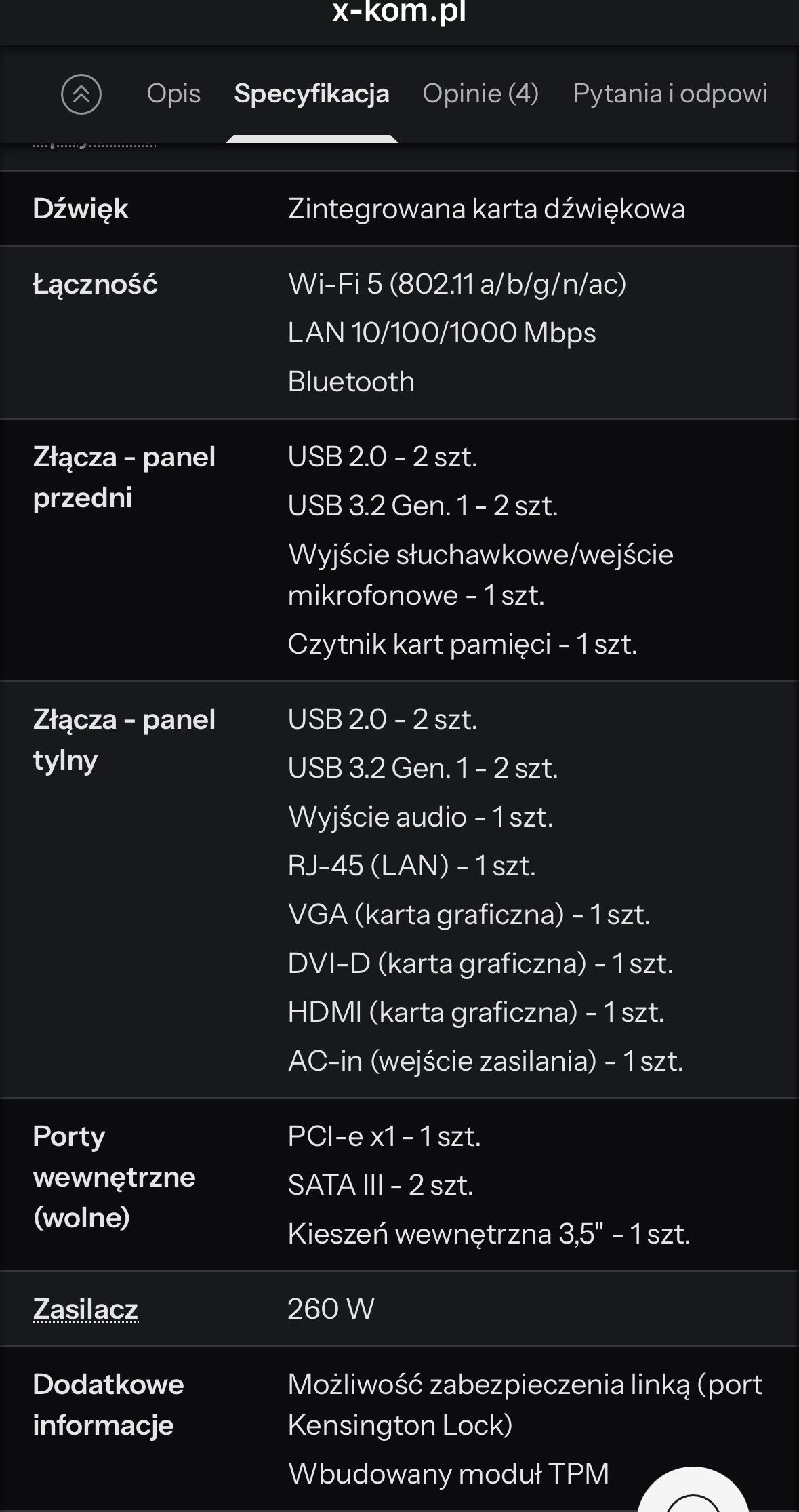 Sprzedam komputer PC procesor i7 + Monitor + Office