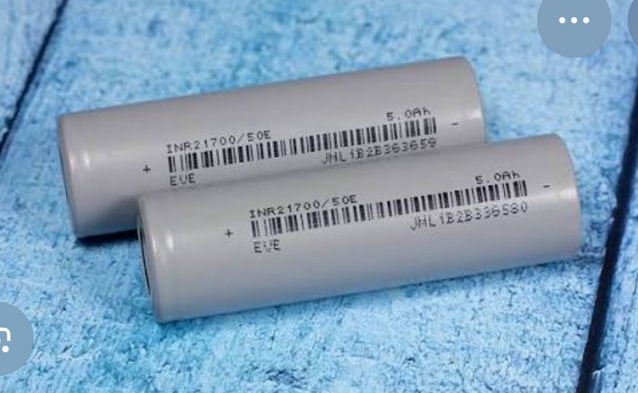 Eлементи 21700 акб батарея Eve 50E 15a 5000mah