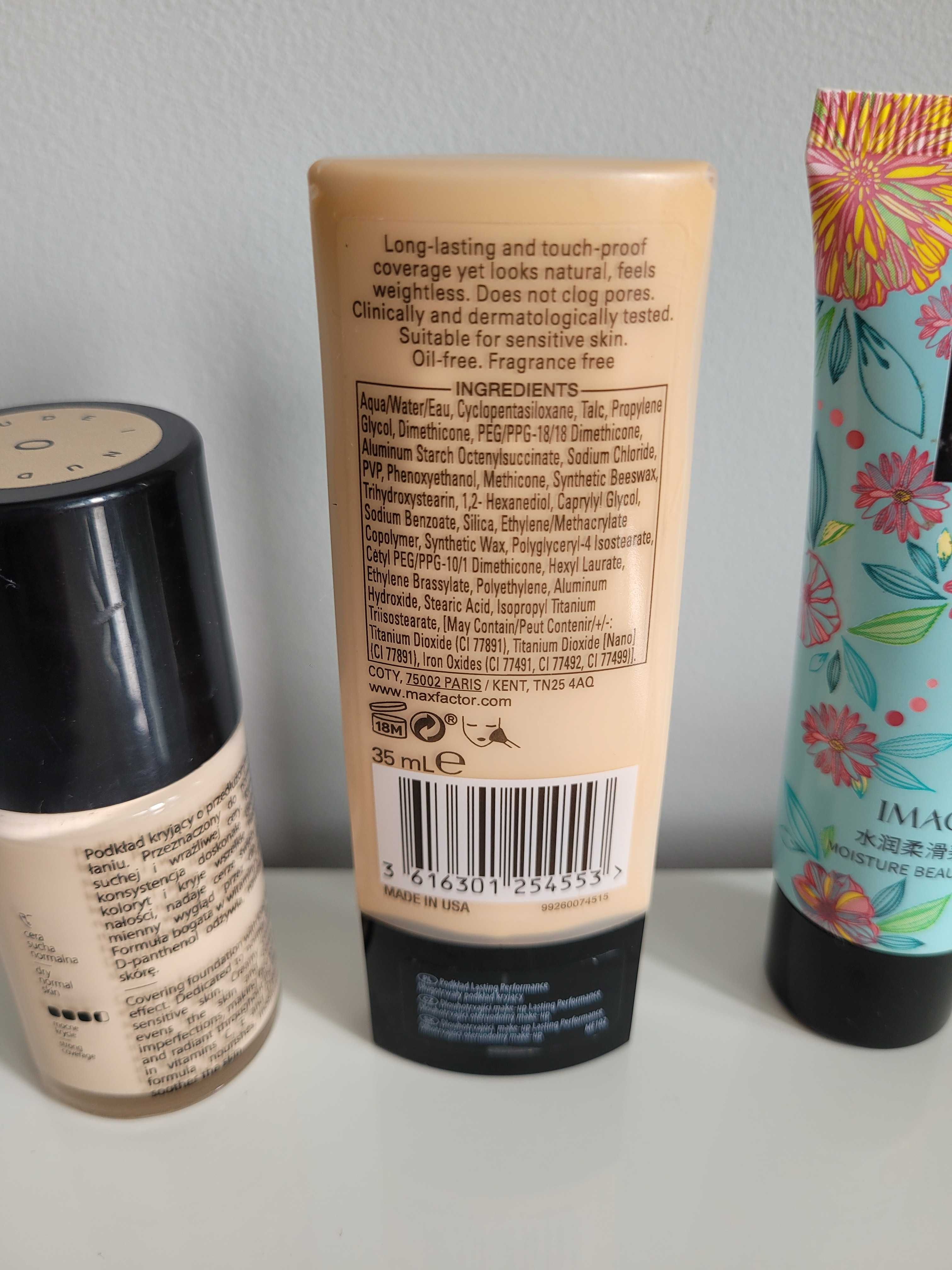 Podkłady Max Factor golden ivory 097 Paese nude BB cream kosmetyki
