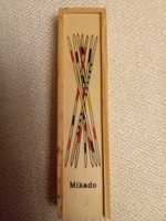 Mikado-gra w drewnianym pudełku