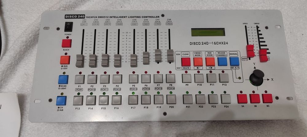 Controlar disco 240 DMX 512