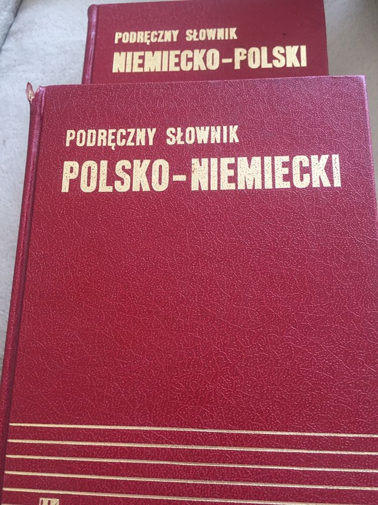 2 tomy podręczny słownik polsko-niemiecki, niemiecko-polski