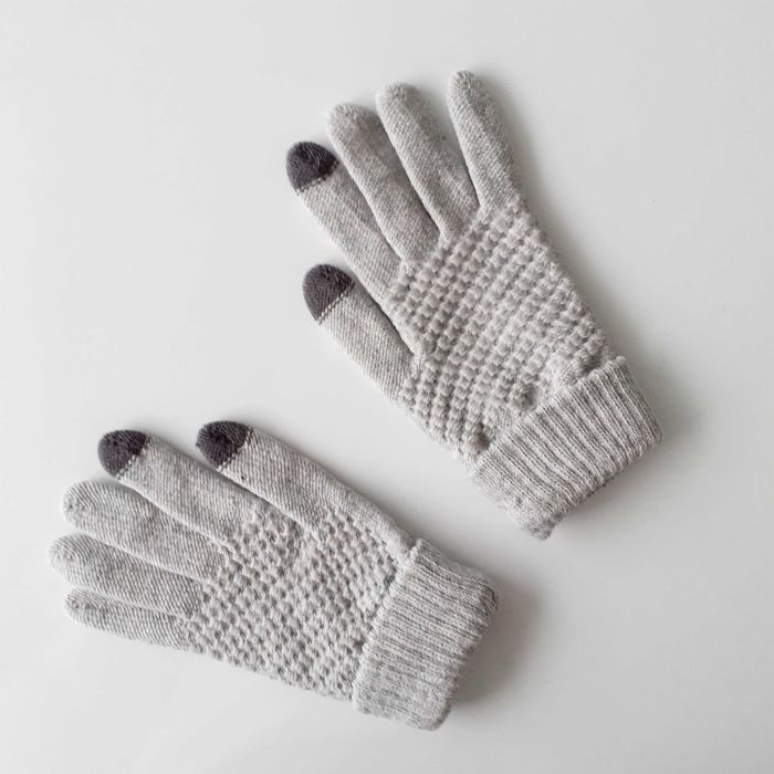 Rękawiczki jasnoszare