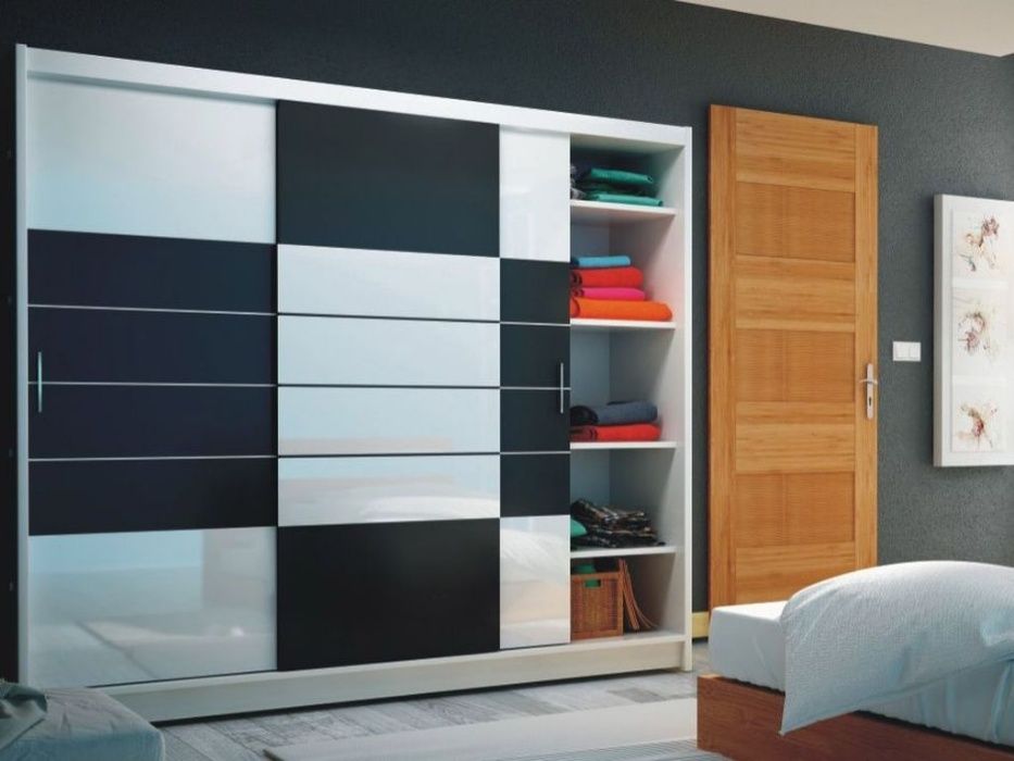 Szafy przesuwne, drzwi przesuwne, wymiana frontow - meble pod wymiar