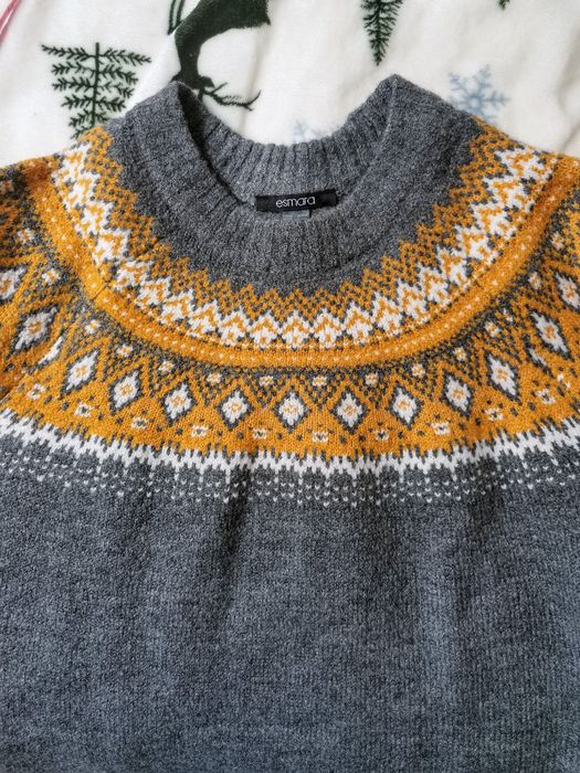 Sukienka ciepła, dzianina