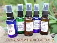 Zestaw wiosenny 5 hydrolatów kwiatowych