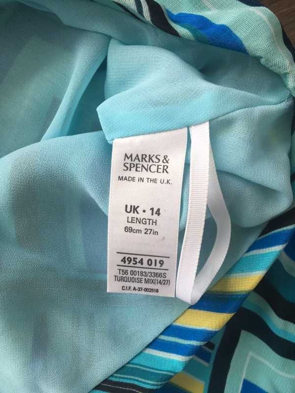 Lekka spódnica w paski Marks&Spencer