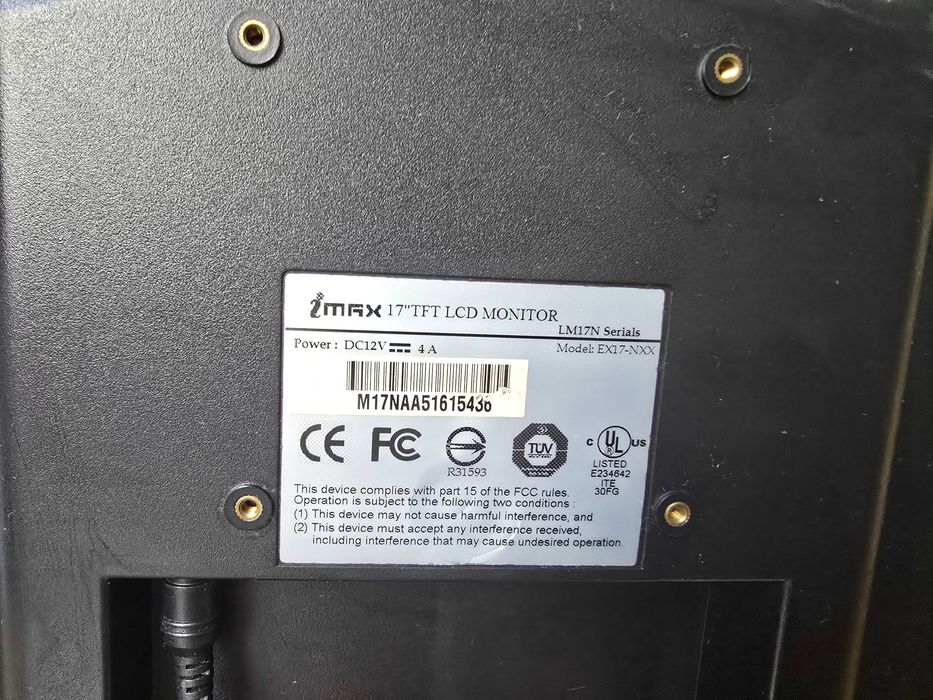 Monitor IMAX 17" LM17N