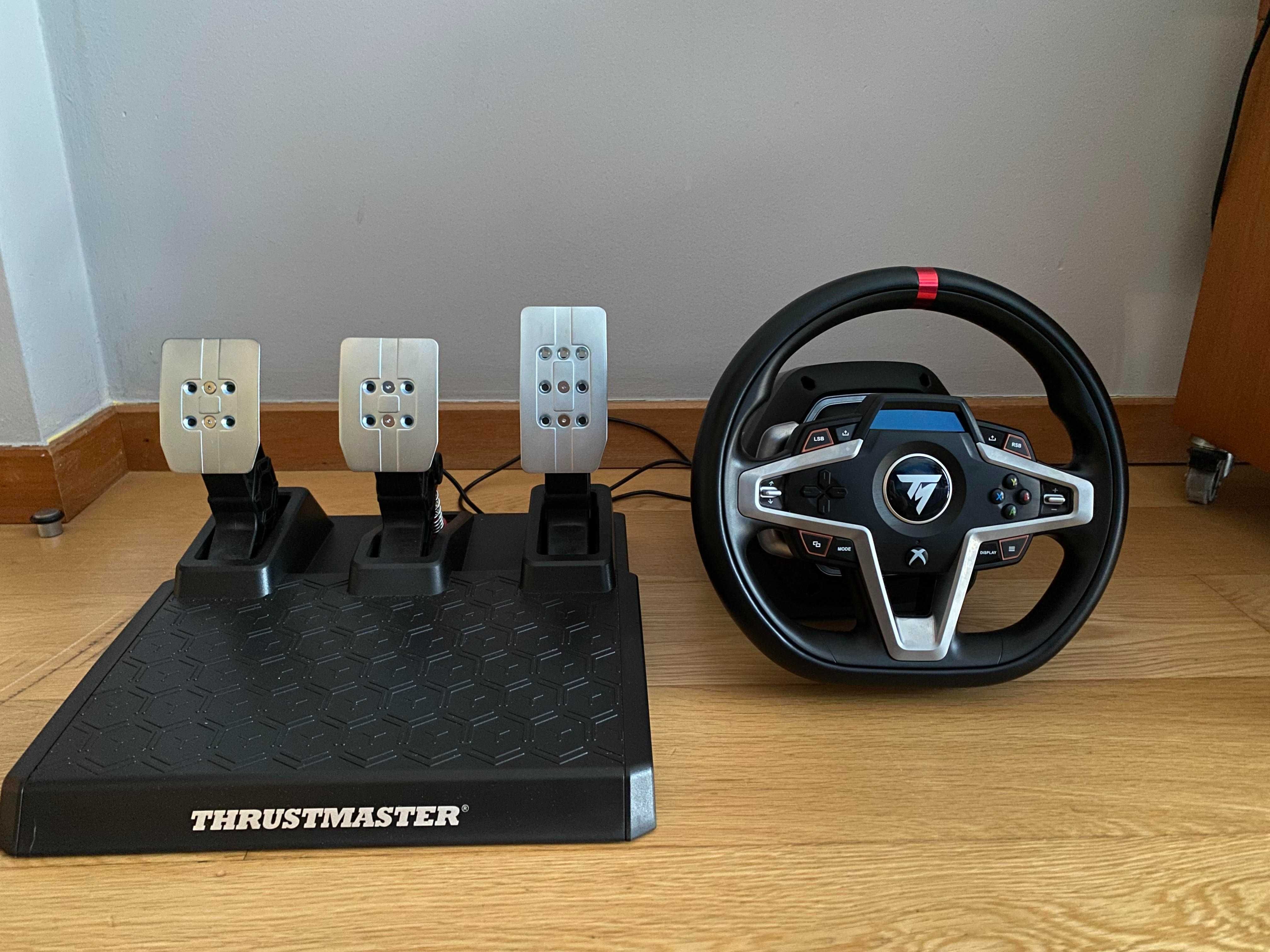 Volante + Pedais THRUSTMASTER T248 (Xbox | PC - Preto)
