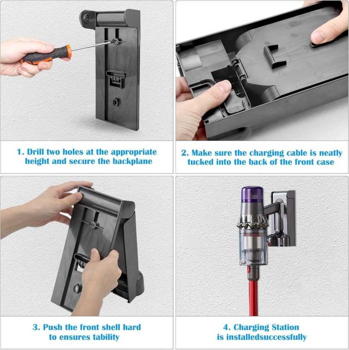 Uchwyt ścienny do ładowarki Dyson V15/V11