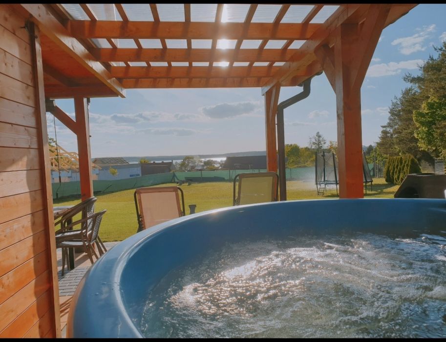 Sylwester weekend Jezioro  Kominek Bania z jacuzzi Sauna Sam na działc