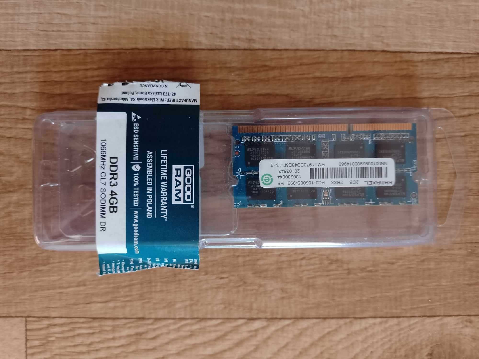 Pamięć Ramaxel 2GB 2RX8 PC3-10600S-999HF