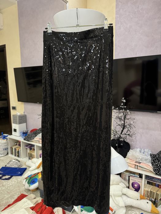 Юбка спідниця в паетках cher17