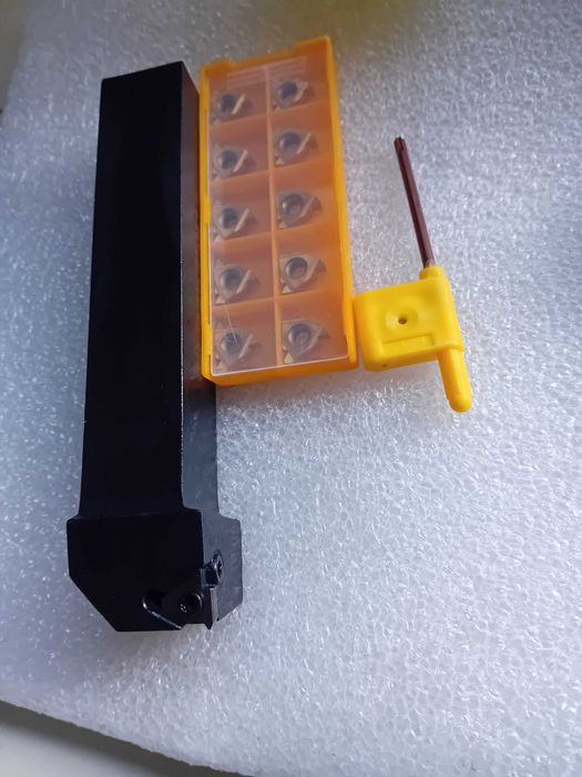 Suporte de pastilhas p/ torno 25mm + 10 pastilhas de rosca