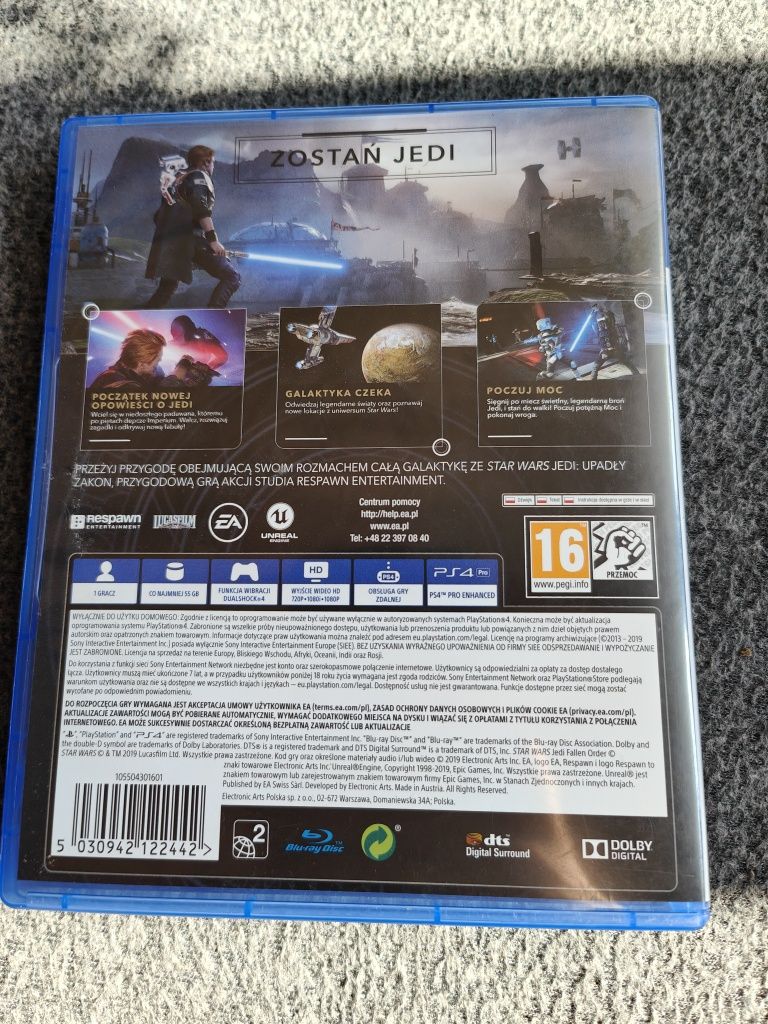 Star Wars Jedi upadły zakon PS4 PlayStation 4 5 Polska  wersja