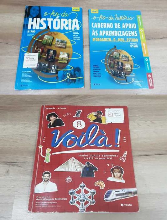 Manuais Escolares e Cadernos de Atividades - 8º Ano
