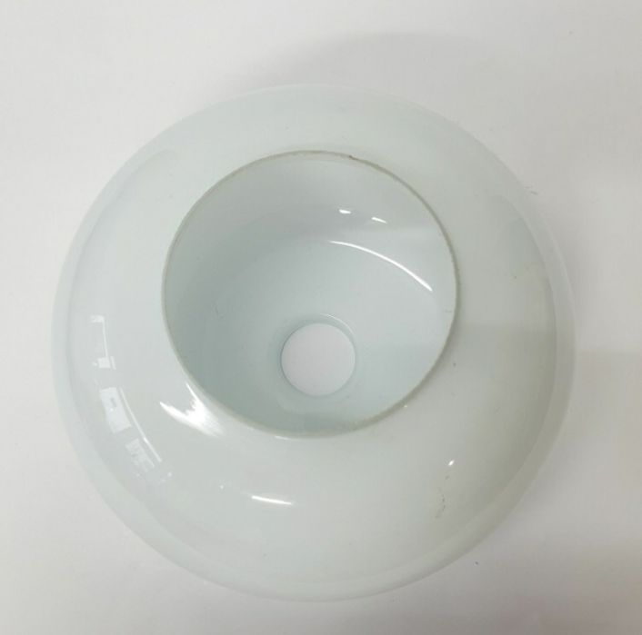 Klosz biały, szklany, duży