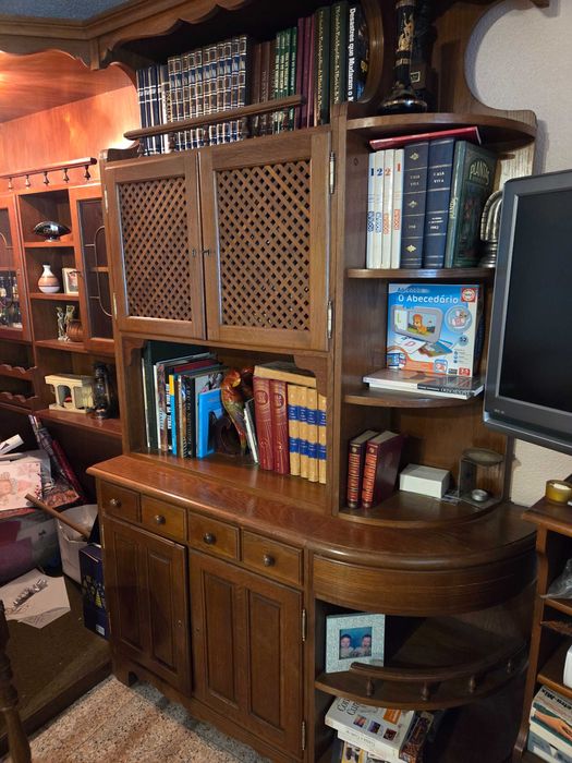 Móvel Bar Vintage Carvalho