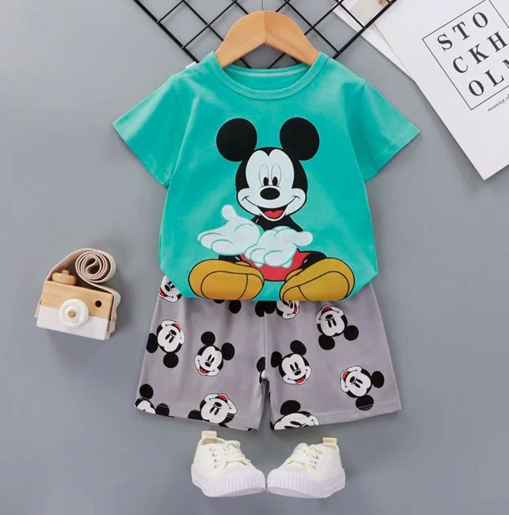 Komplet Disney Miki Zara dla chłopca T-shirt spodenki 74 - 110
