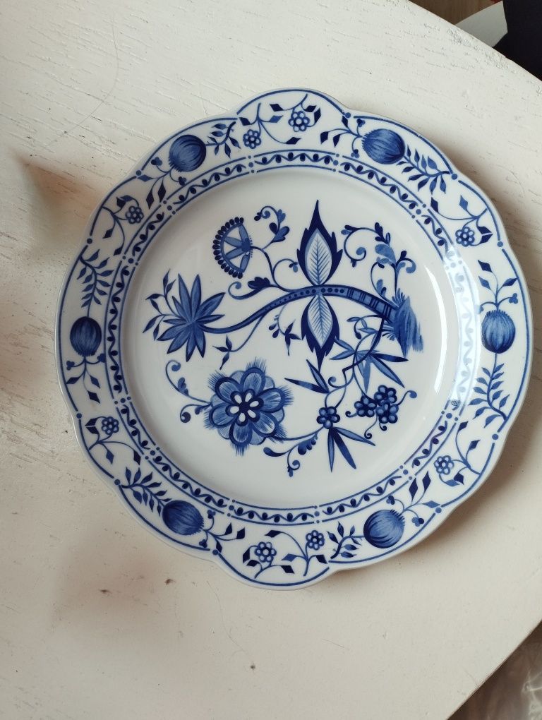 Блюдо тарілка KAHLA тарелка синий лук порцеляна фарфор