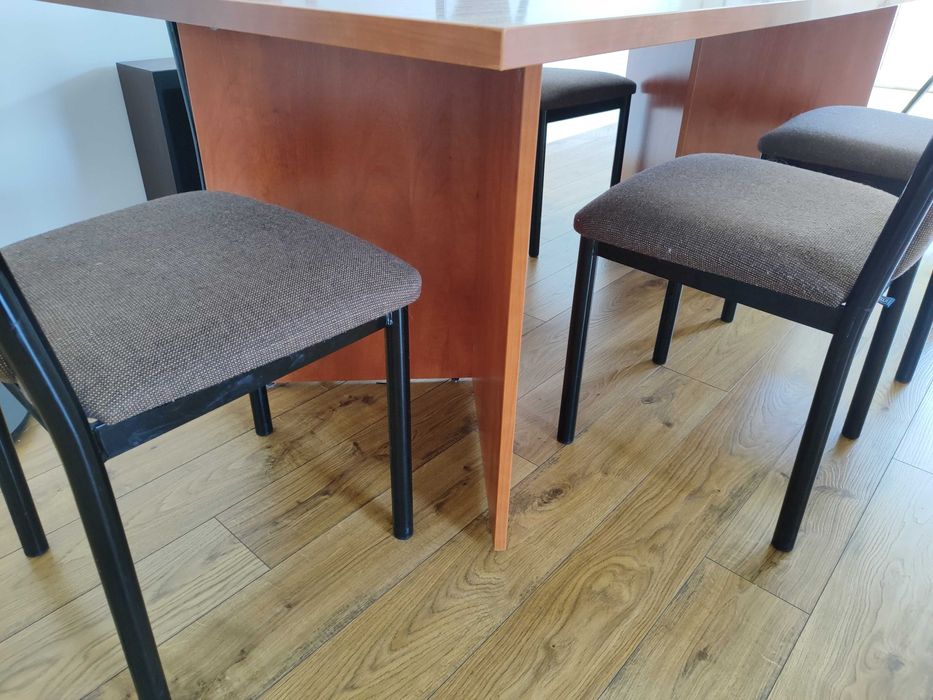 Stół konferencyjny jadalnia salon 6 krzeseł Nowy Styl
