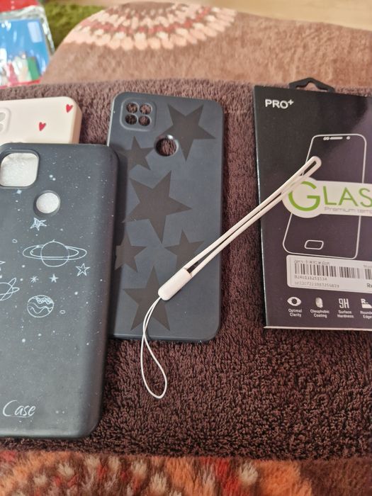 Etui + szyba do Redmi 9C