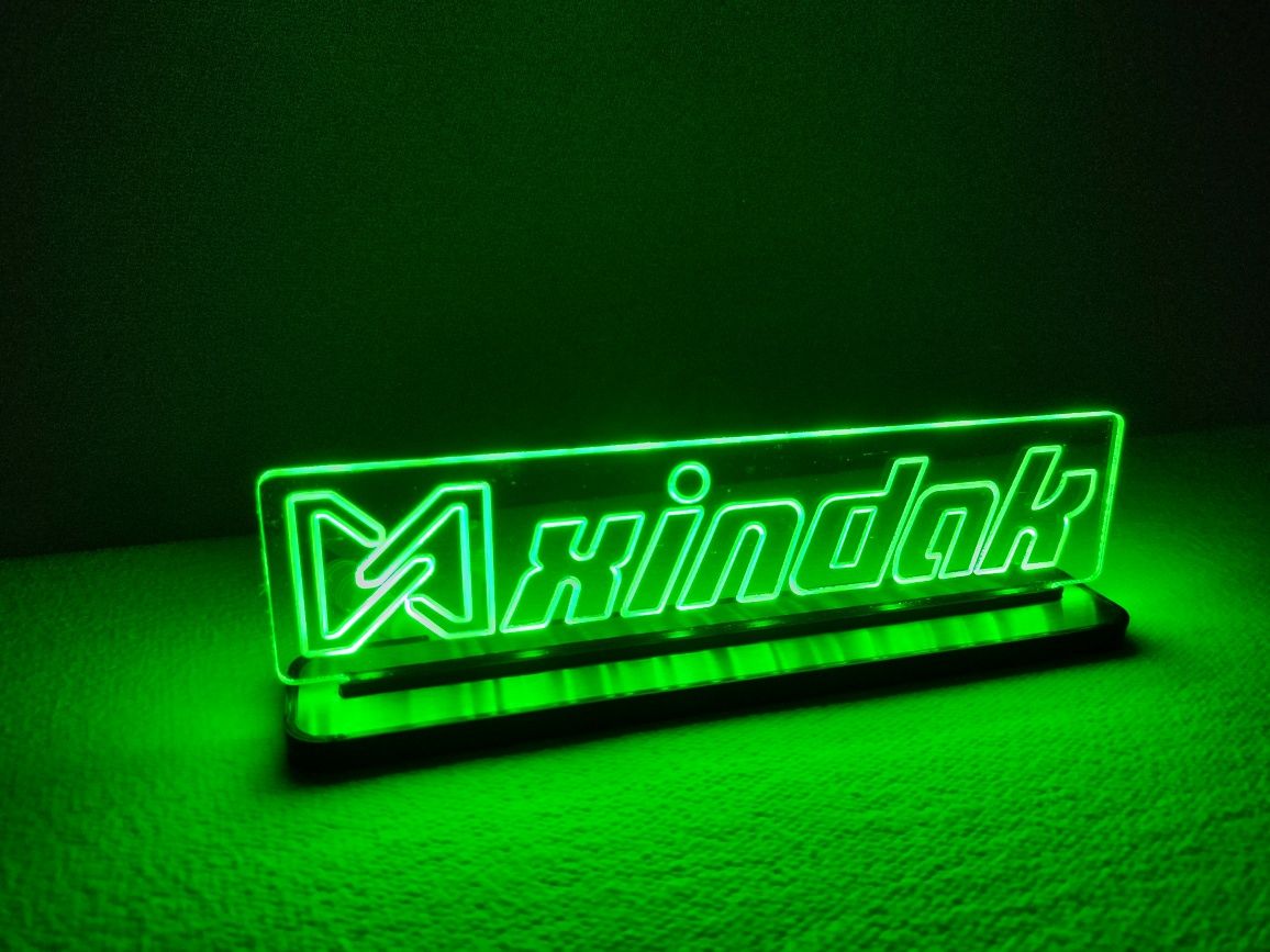 Xindak, logo, lampka led