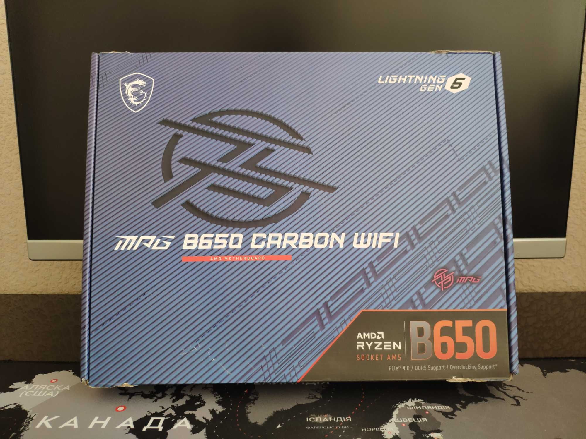 Материнська плата AM5 MSI MPG B650 CARBON WIFI