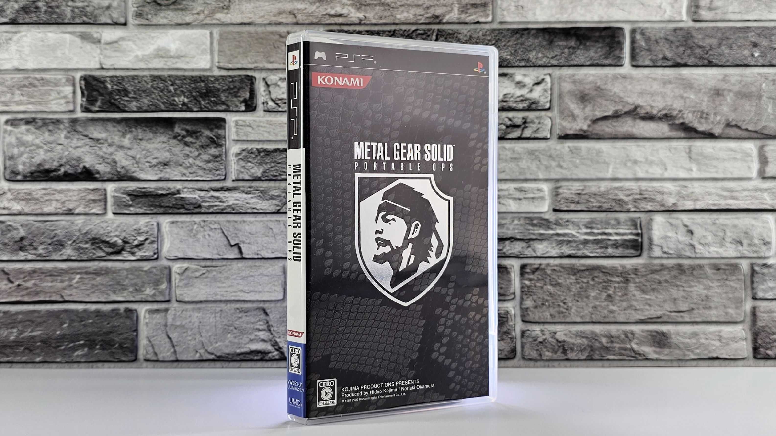 PSP Metal Gear Solid Portable OPS z edycji 20th Anniversary