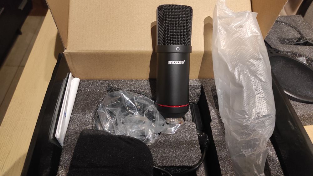 Sprzedam mikrofon do streamowania, gamingowy, raz użyty