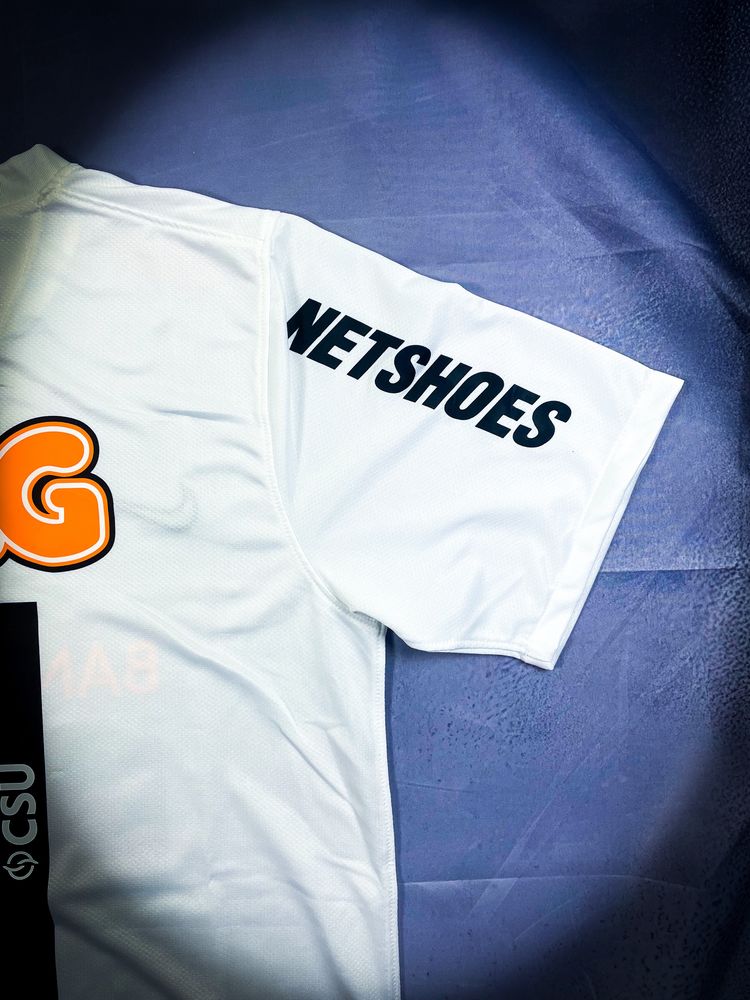 Nowa Biała T-shirt Piłkarska Jersey Neymar Santos «Nike» Y2K / S