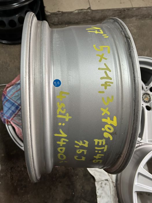 Śliczne felgi Platinum 5x114,3x70,6 17” - gwarancja,montaż,faktura
